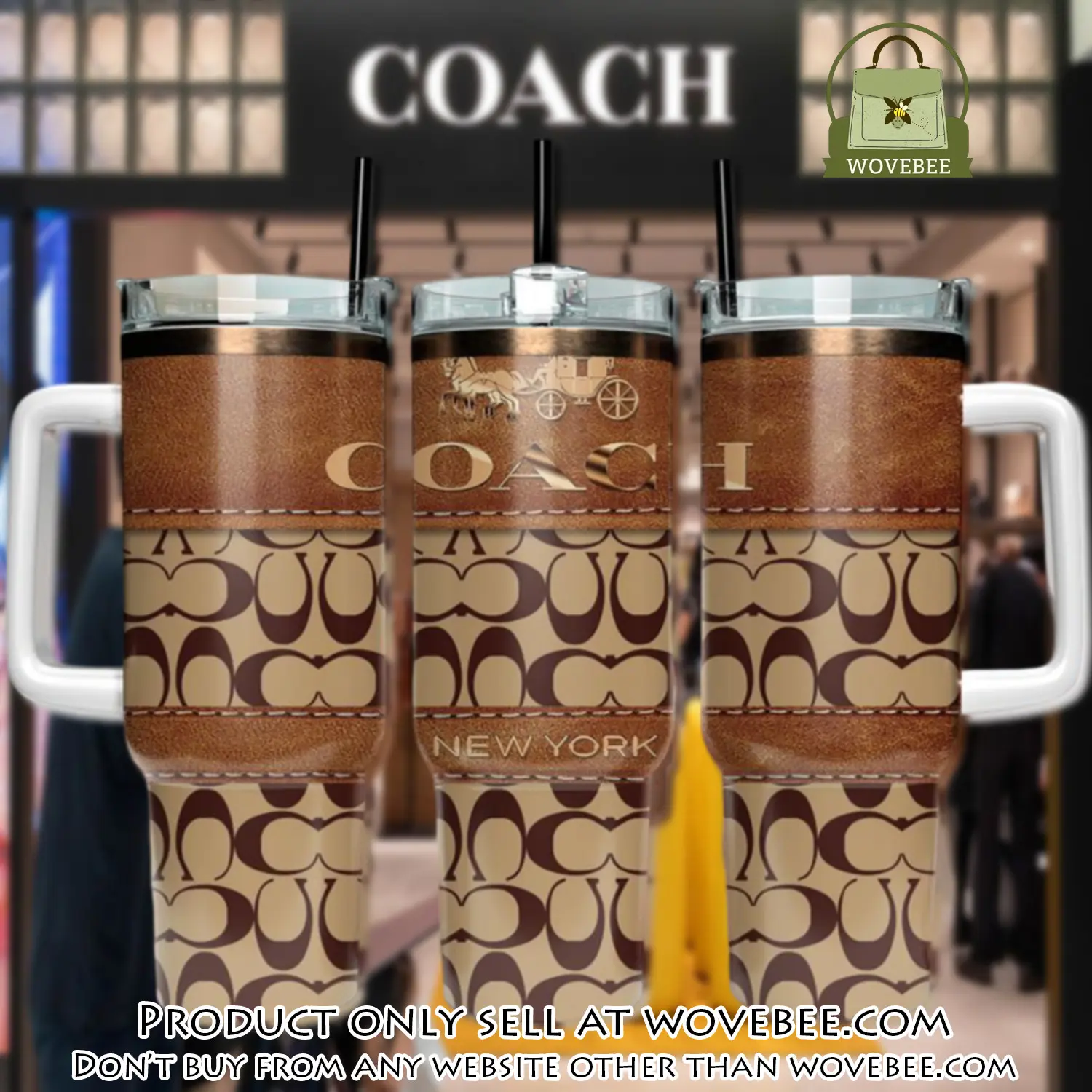 Coach new york stanley tumbler 40oz stanley tumbler coach logo ktb1120 wvb1135944